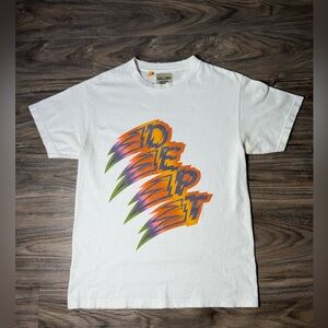 Gallery Dept White Tee with Vibrant Graphic
